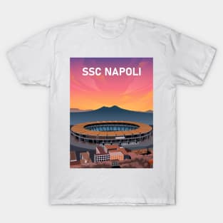 SSC Napoli Stadium Illustration T-Shirt